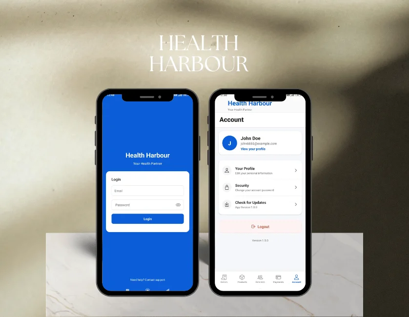 Health Harbour project preview